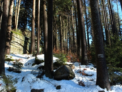 Na vrcholu Vysoké, 1034m